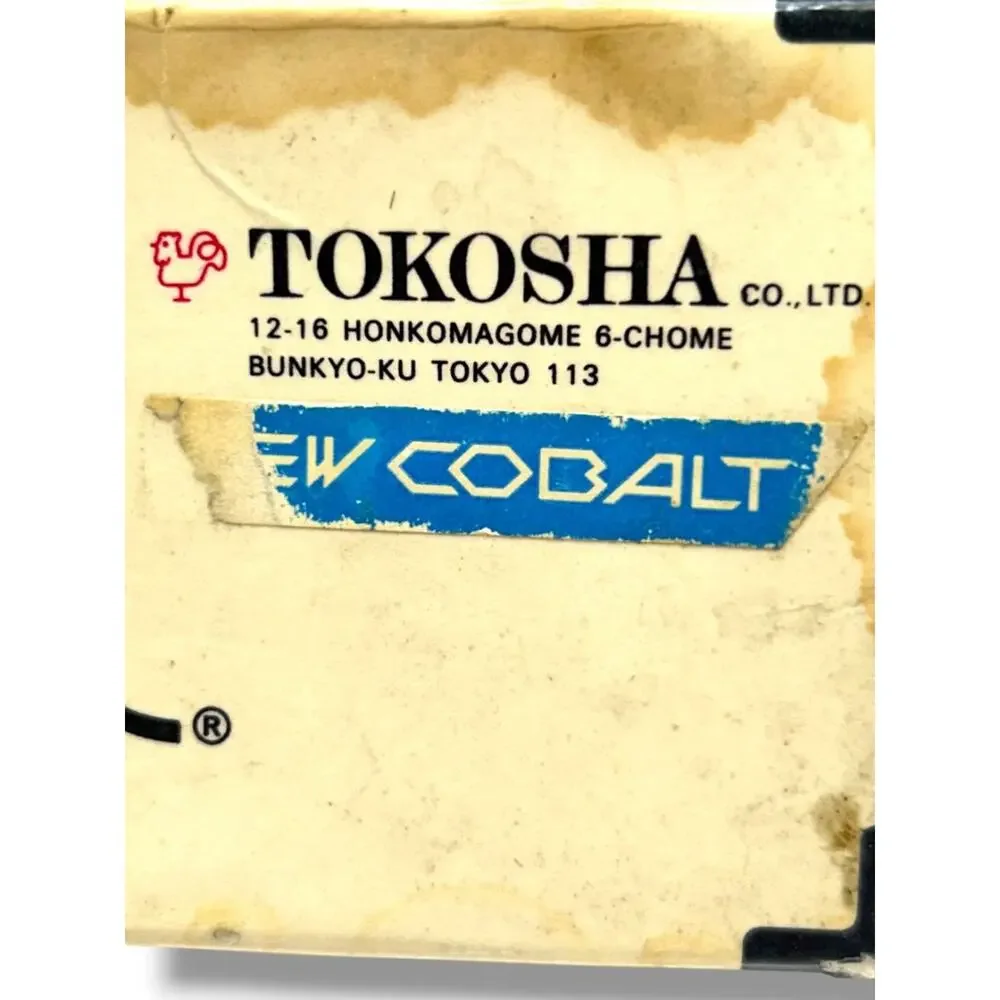 1980s Joewell Tokosha Cobalt 5‎ Hair Cutting Shears 310760 with Box and Case